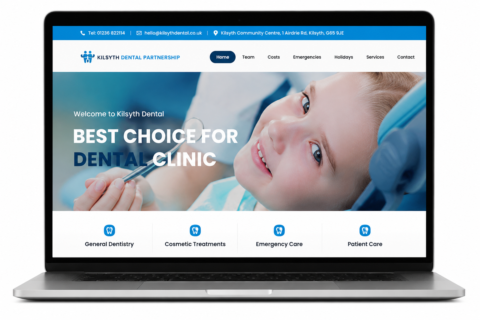 Home dentist website